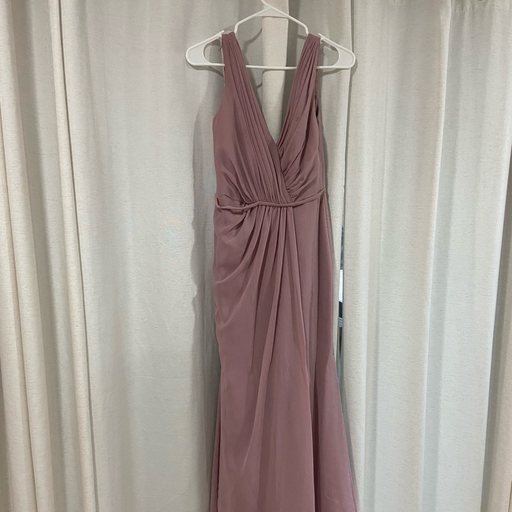 Bridesmaid dress - David’s Bridal Quartz Colored Dress - Size 4